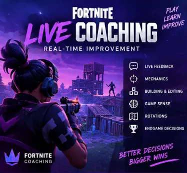 Real-Time Fortnite Live Coaching & Game Sense