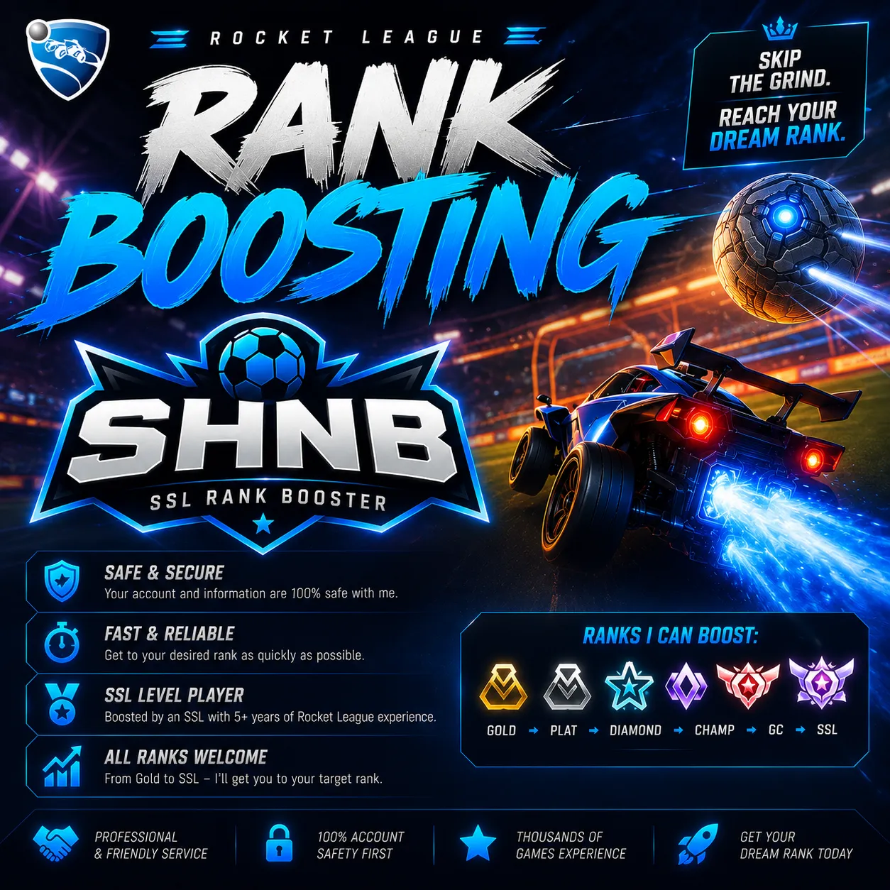 Rocket League Rank Boosting